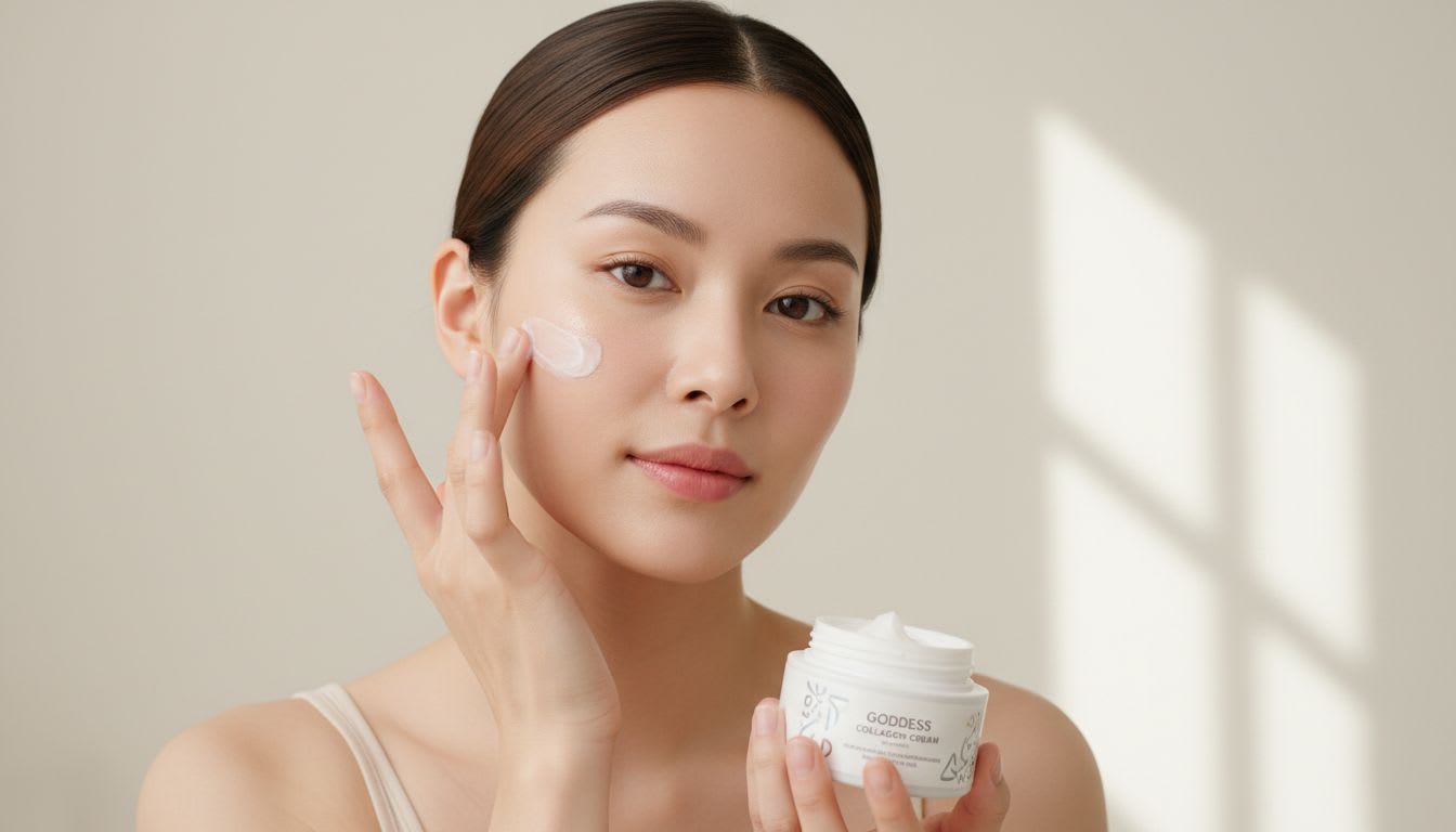 K-Beauty Essential Item Goddess Collagen Cream: Step-by-Step Usage Guide